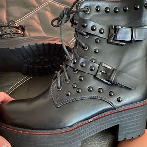 Studded boots